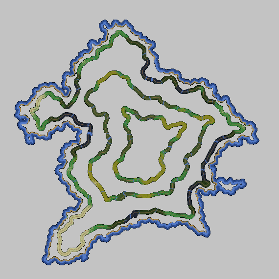 Build 123, World 11 Map with three road outlines